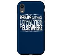 Custodia per iPhone XR Harry Potter Loyalties Lie Elsewhere Quote