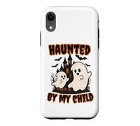 Custodia per iPhone XR Haunted by My Child Funny Ghost Halloween Men Women