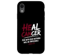 Custodia per iPhone XR He Can Heal Cancer Multiple Myeloma Cancer God Bible Verse
