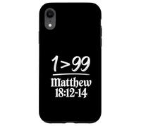 Custodia per iPhone XR He Left The 99 To Find Me Matthew 18:12-14 Bible Verse