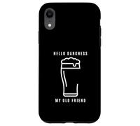 Custodia per iPhone XR Hello Darkness, mio vecchio amico, Irish Stout Porter