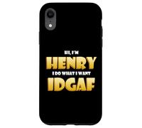 Custodia per iPhone XR Henry Costume IDGAF Funny Meme Halloween Costume For Henrys