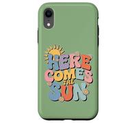 Custodia per iPhone XR Here Comes The Sun Retro Flower Spring Happy Summer