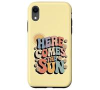 Custodia per iPhone XR Here Comes The Sun Retro Flower Spring Happy Summer