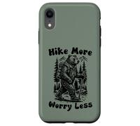 Custodia per iPhone XR Hike More Worry Less Funny Cub Scouts BSA Hiking Bear