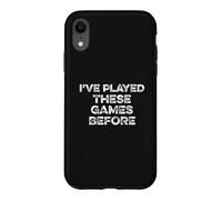 Custodia per iPhone XR Ho giocato a questi giochi prima di Meme Game Funny Gamer Gaming