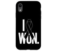 Custodia per iPhone XR Ho indossato la consapevolezza del melanoma del nastro nero