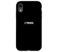 Custodia per iPhone XR Ho provato la pigrizia