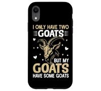 Custodia per iPhone XR Ho solo due capre ma le mie capre hanno delle capre