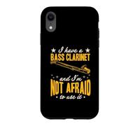Custodia per iPhone XR Ho un clarinetto basso e non ho paura di usarlo