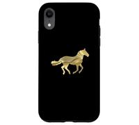 Custodia per iPhone XR Horse Lovers Golden Horse Equitazione
