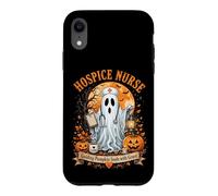Custodia per iPhone XR Hospice Infermiera Fantasma Halloween Zucca Cura Design