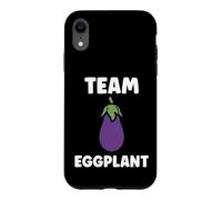 Custodia per iPhone XR Humor food eggplant simple team eggplant