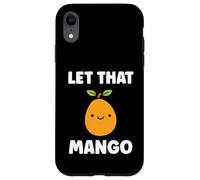 Custodia per iPhone XR Humor mangoes cute fruit simple let that mango