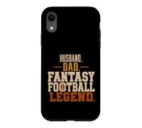 Custodia per iPhone XR Husband Dad Fantasy Football Legend Draft Sports Fan