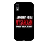 Custodia per iPhone XR I Am A Grumpy Old Man Divertente Sarcasmo Papà Scherzi Nonno