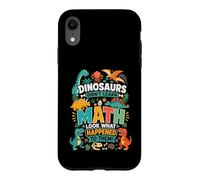 Custodia per iPhone XR I dinosauri odiano la matematica Guarda cosa è successo loro