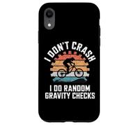 Custodia per iPhone XR I Don't Crash I Do Random Gravity Check Mountain Bike