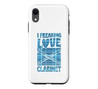 Custodia per iPhone XR I Freaking Love Clarinetto