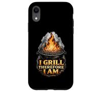 Custodia per iPhone XR I Grill Therefore I Am Funny BBQ Grill Filosofia