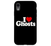 Custodia per iPhone XR I LOVE HEART GHOST