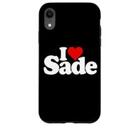 Custodia per iPhone XR I LOVE HEART SADE NOME SU UN TEE