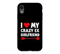 Custodia per iPhone XR I Love My Crazy Ex Girlfriend - San Valentino divertente