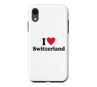 Custodia per iPhone XR I love Switzerland