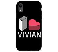 Custodia per iPhone XR I Love Vivian Nome Personalizzato Vivian