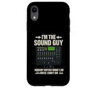 Custodia per iPhone XR I' m the Sound Guy Funny Audio Engineer Sound Mixing Board