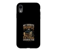 Custodia per iPhone XR I Miei Personaggi Preferiti Sono Fittizi Lettore