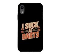 Custodia per iPhone XR I Suck At Darts Giochi casual da pub con cattivo scopo -