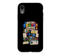 Custodia per iPhone XR I Think in Shapes Puzzler Puzzle Shirt