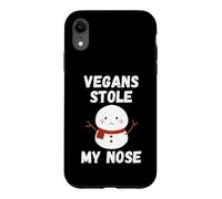 Custodia per iPhone XR I vegani mi hanno rubato il naso Natale Divertimento
