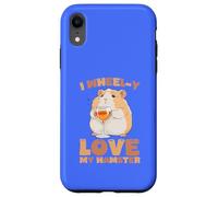 Custodia per iPhone XR I Wheel-y Love My Hamster Kawaii Carino Divertente