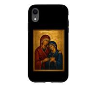 Custodia per iPhone XR Icona cattolica ortodossa di Sant'Anna e Maria Madre di Dio