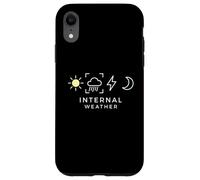 Custodia per iPhone XR Icone dell'umore emotivo del tempo interno