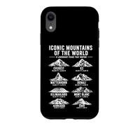 Custodia per iPhone XR Iconiche montagne del mondo leggendario design picchi