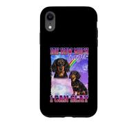 Custodia per iPhone XR IDK How Much Longer Slay Black Long Haired Dachshund Lover
