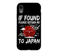 Custodia per iPhone XR If Found Please Return Me To Japan Travel Cultura giapponese