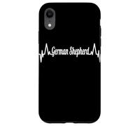 Custodia per iPhone XR Il battito del cuore di un pastore tedesco