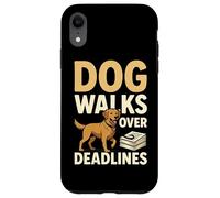 Custodia per iPhone XR Il cane cammina oltre le scadenze Ufficio Operatore remoto Professionista