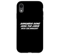 Custodia per iPhone XR Il canguro ha appeso il giurato con l'innocente | Lyric