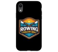 Custodia per iPhone XR Il canottaggio alimenta il mio motto dell'atleta della squadra Soul Row