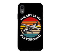 Custodia per iPhone XR Il cielo è il mio parco giochi Retro Tramonto Aereo