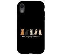 Custodia per iPhone XR Il Comitato Giudicante Amanti dei gatti Giudice Pannello Proprietario di animali domestici