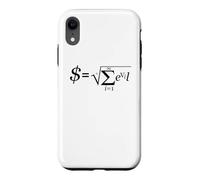 Custodia per iPhone XR Il denaro è la radice di tutti i cattivi formula matematica