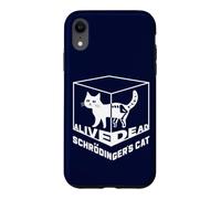 Custodia per iPhone XR Il gatto di Double Schrodinger Dead & Alive Quantum Physics