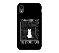 Custodia per iPhone XR Il gatto di Schrodinger The Escape Plan Funny Science Cat