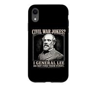Custodia per iPhone XR Il generale Lee non trovo le barzellette sulla guerra civile divertenti per i neri